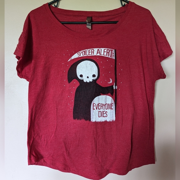 Tops - cute grim reaper tee
